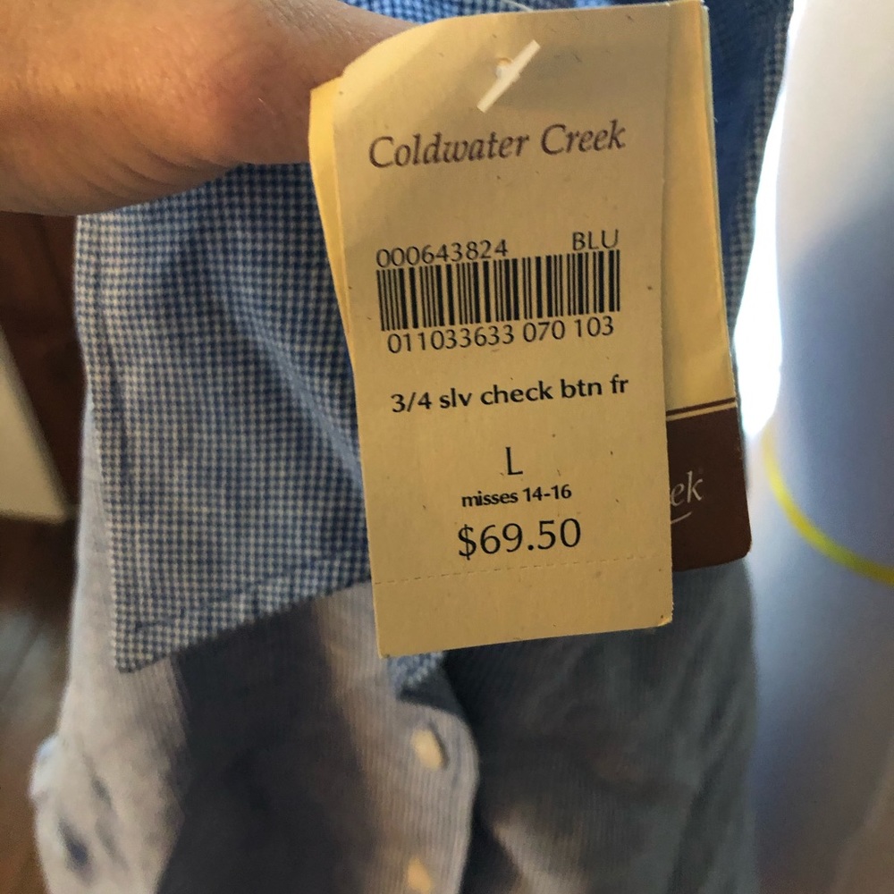Coldwater Creek Button Down Blouse - Picture 13 of 14